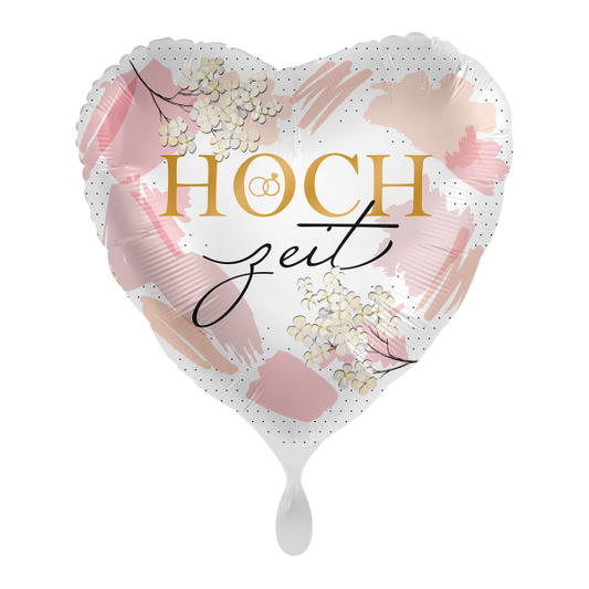 1 Ballon - Hochzeit Shine Rose