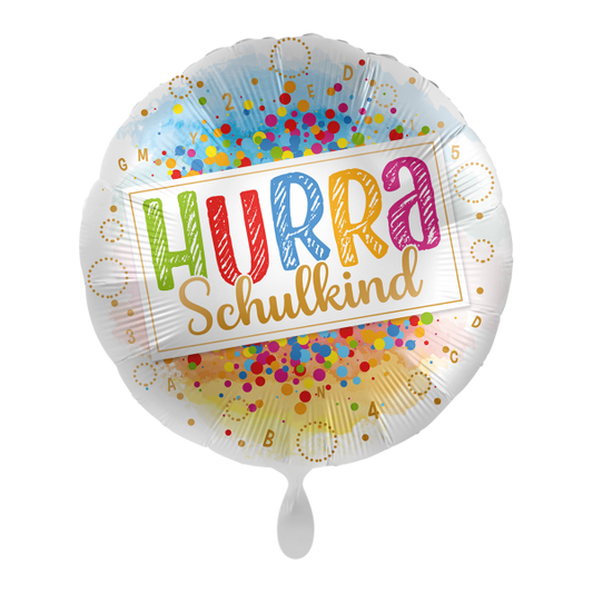 1 Balloon - Hurra Schulkind