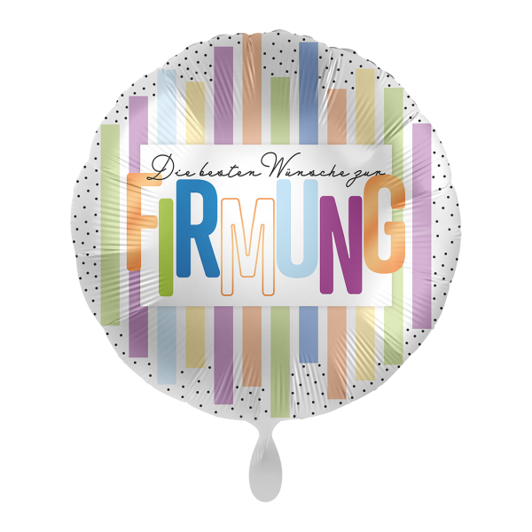 1 Ballon - Firmung Stripes