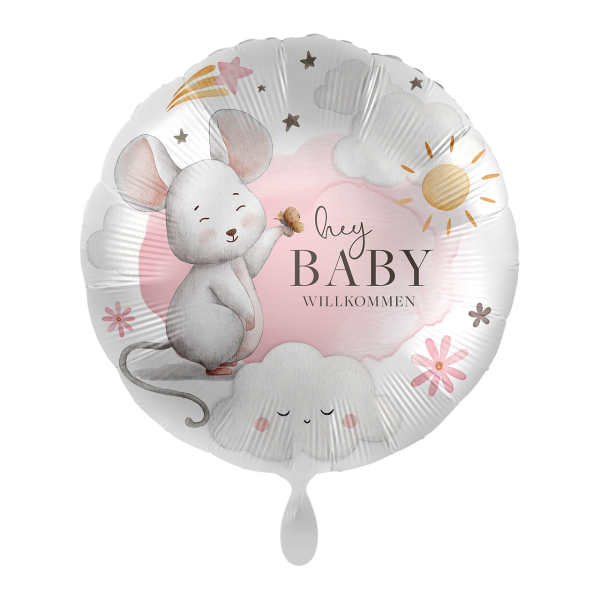 1 Balloon - Welcome Baby Mouse