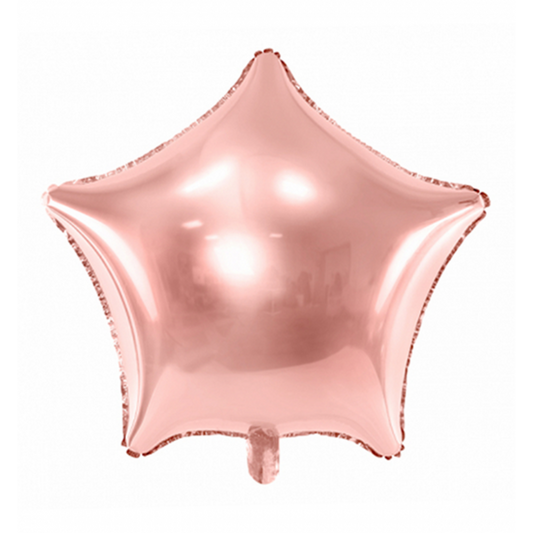 1 Ballon - Stern - Rosegold