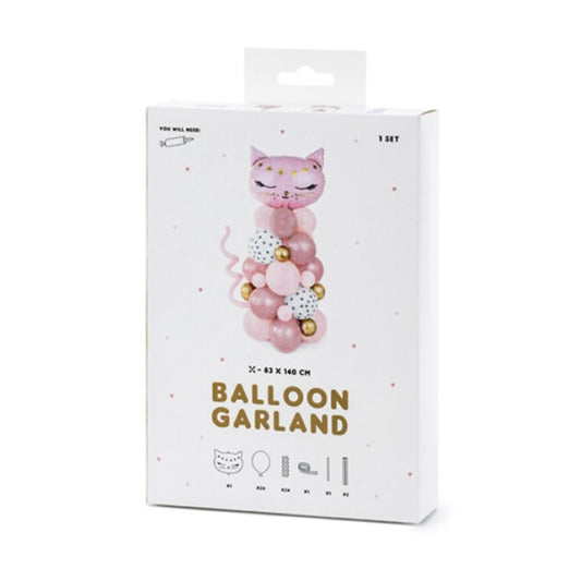 1 Ballonset - Ballon Bouquet - Kitty Cat