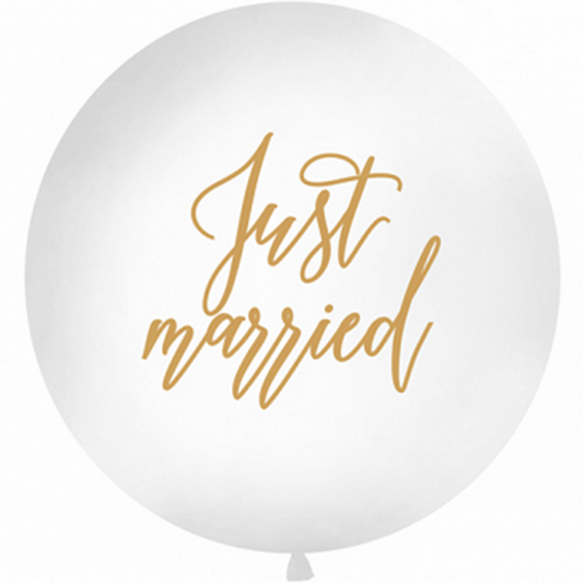 1 Riesenballon "Just Married"